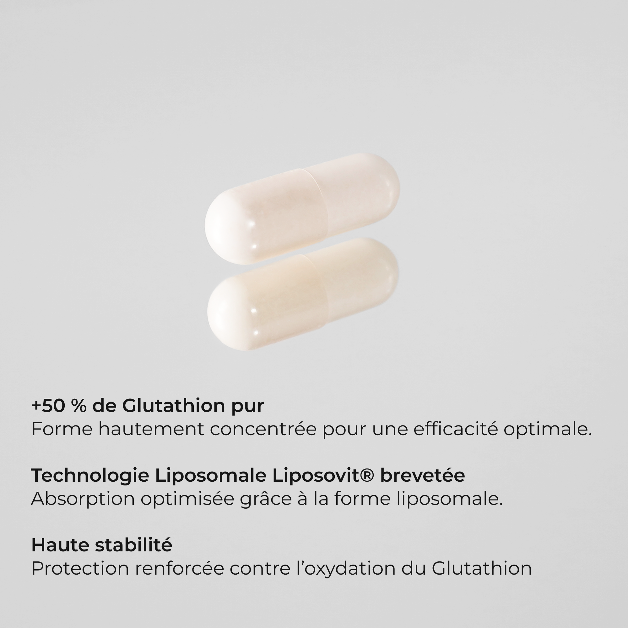 Glutathion Liposomal - 60 glules - Technologie brevete - 50 % pur
